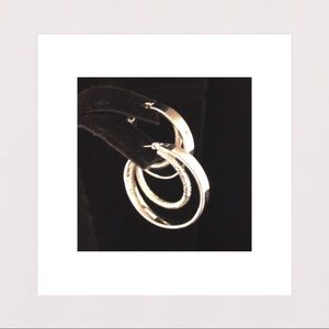 🔴 3 for $25 | Smooth & Textured Hoop Earrings